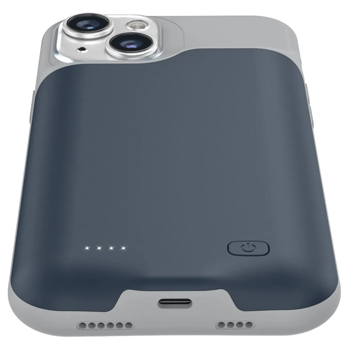 Чехол-зарядка iBattery для iPhone 14 Slan 5000 mAh Blue — фото 6