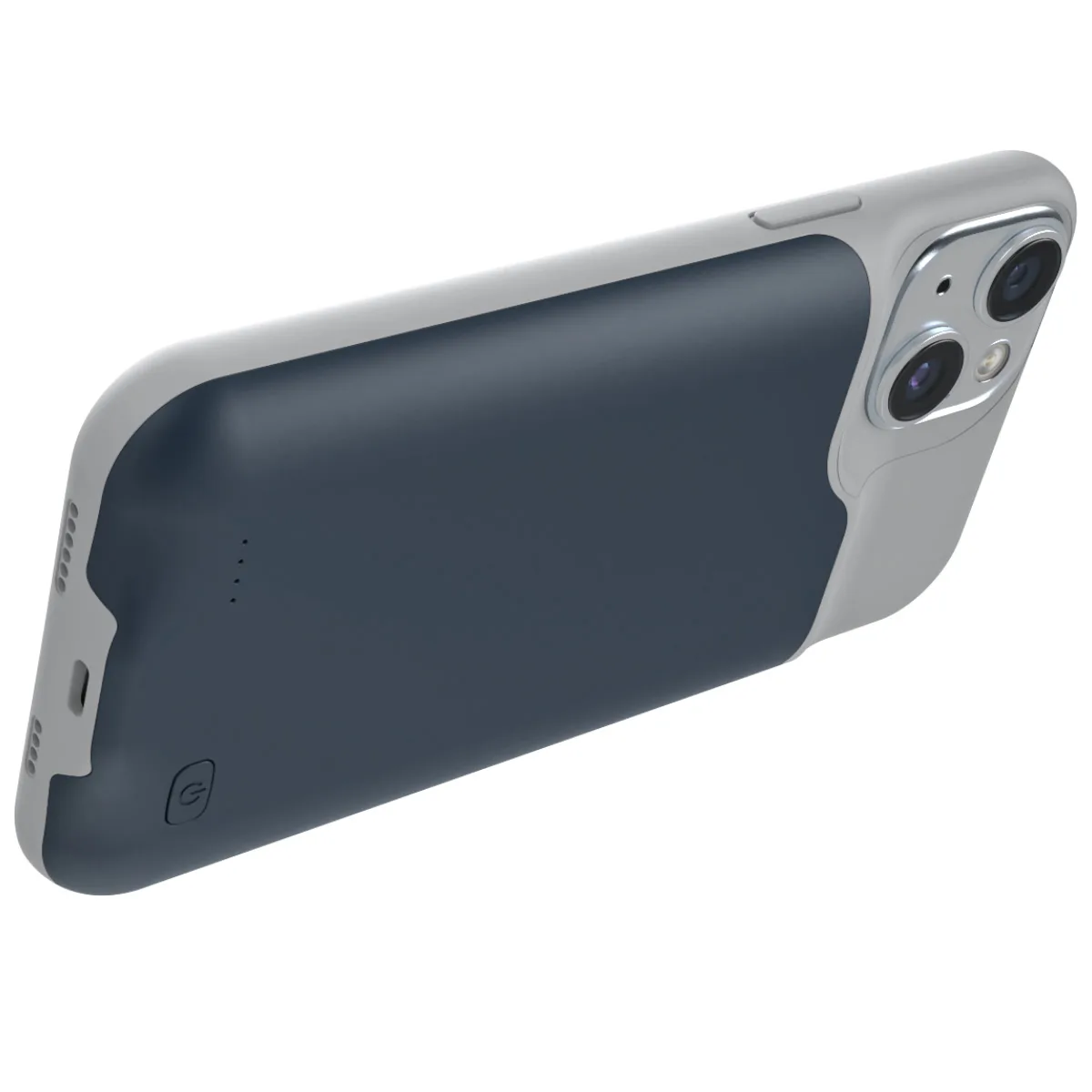 Чехол-зарядка iBattery для iPhone 14 Slan 5000 mAh Blue — фото 7