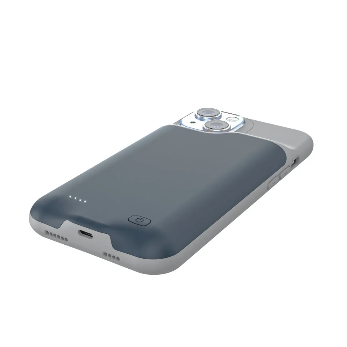 Чехол-зарядка iBattery для iPhone 14 Slan 5000 mAh Blue — фото 9