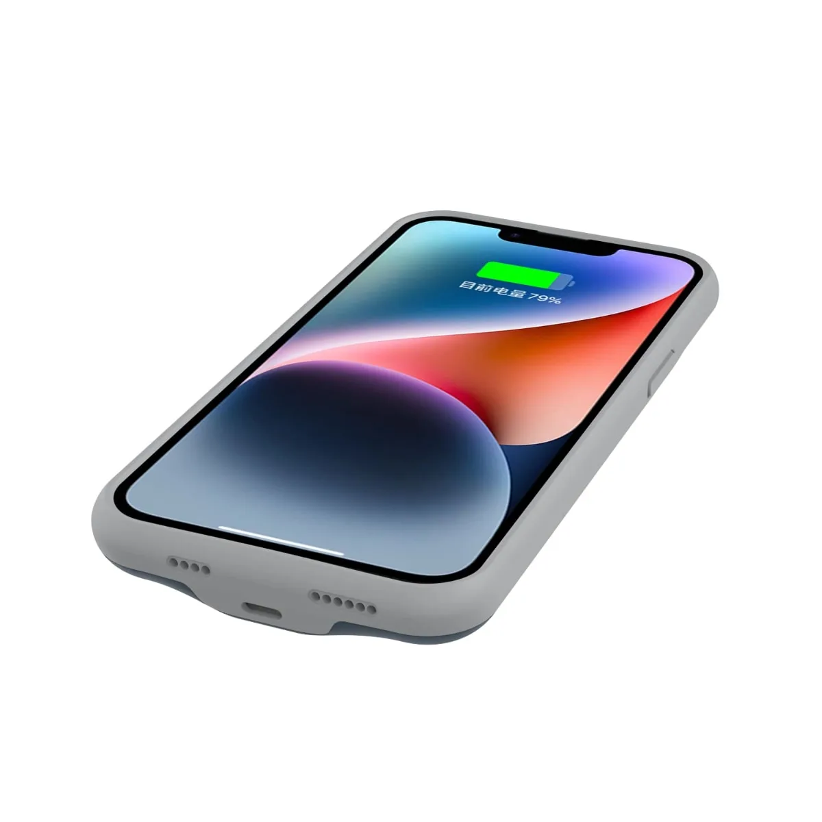 Чехол-зарядка iBattery для iPhone 14 Slan 5000 mAh Blue — фото 10