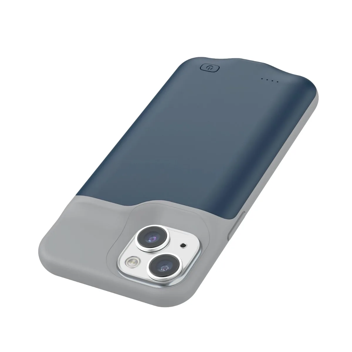 Чехол-зарядка iBattery для iPhone 14 Slan 5000 mAh Blue — фото 12