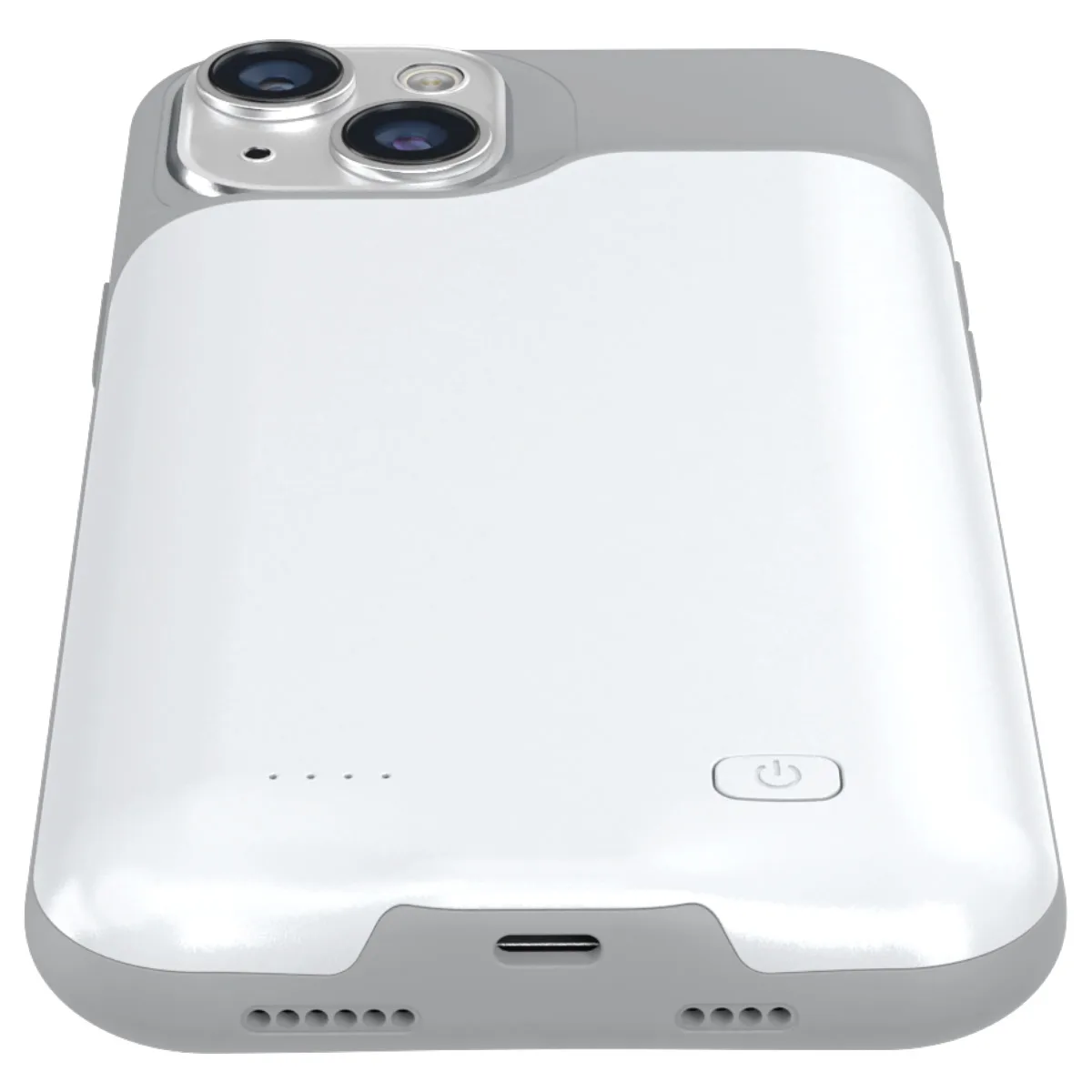 Чехол-зарядка iBattery для iPhone 14 Slan 5000 mAh White — фото 6