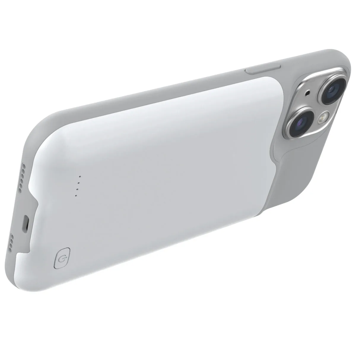 Чехол-зарядка iBattery для iPhone 14 Slan 5000 mAh White — фото 7