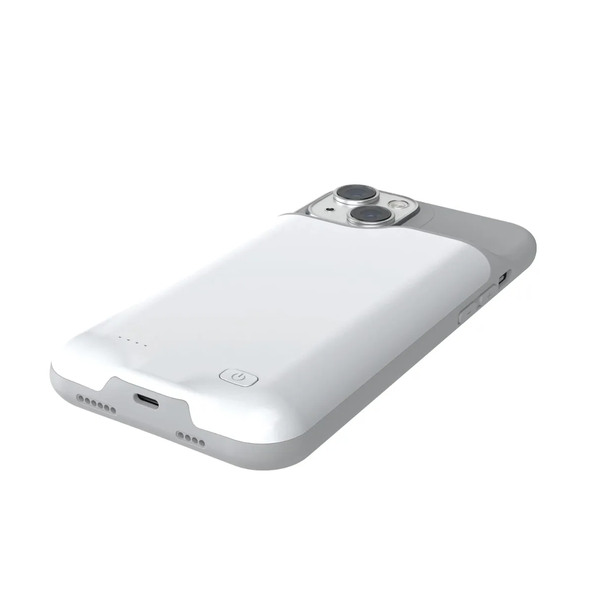 Чехол-зарядка iBattery для iPhone 14 Slan 5000 mAh White — фото 9