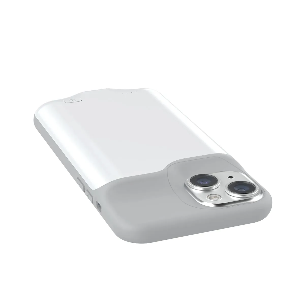 Чехол-зарядка iBattery для iPhone 14 Slan 5000 mAh White — фото 12