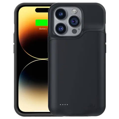 Чохол-зарядка iBattery для iPhone 14 Pro Slan 5000 mAh black