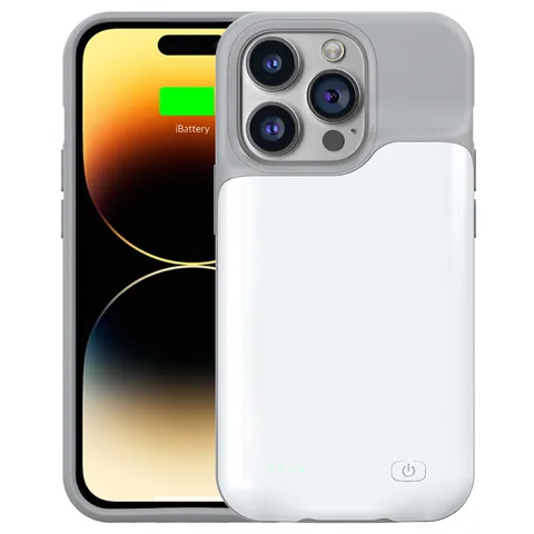 Чохол-зарядка iBattery для iPhone 14 Pro Slan 5000 mAh White