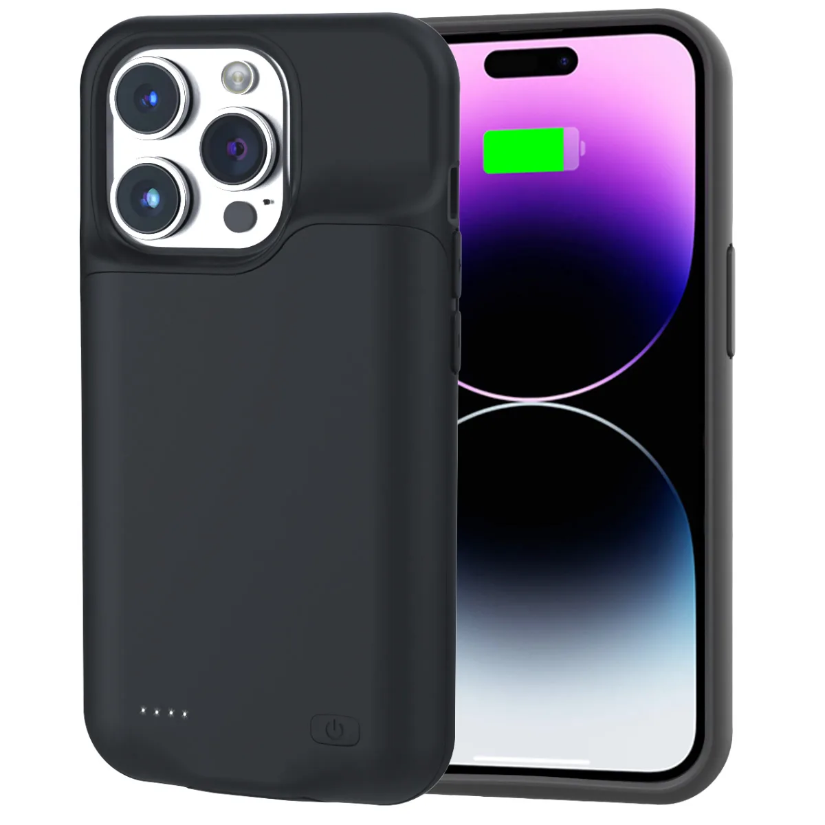 Чехол-зарядка iBattery для iPhone 14 Pro Max Slan 6000 mAh black — фото 3