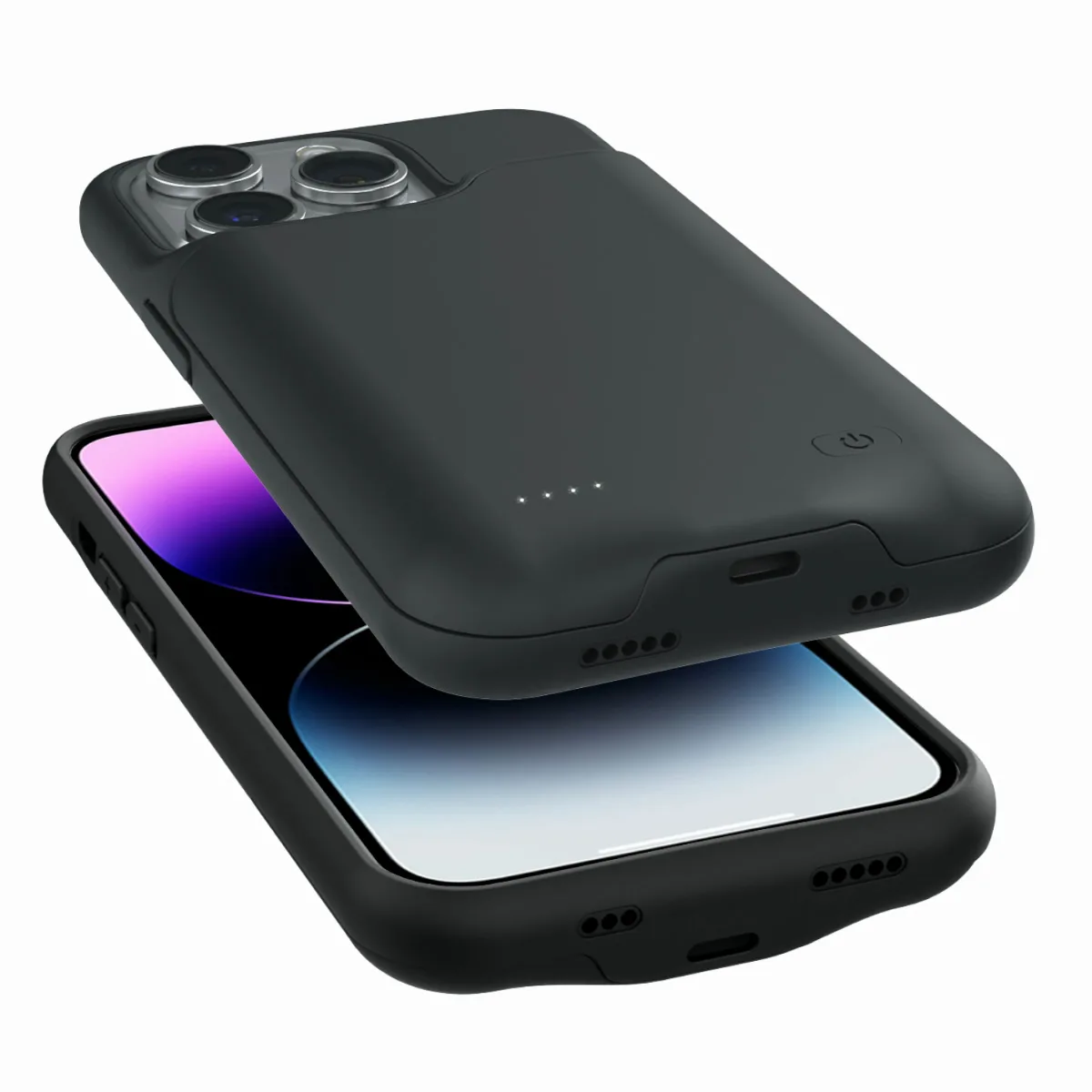 Чехол-зарядка iBattery для iPhone 14 Pro Max Slan 6000 mAh black — фото 4
