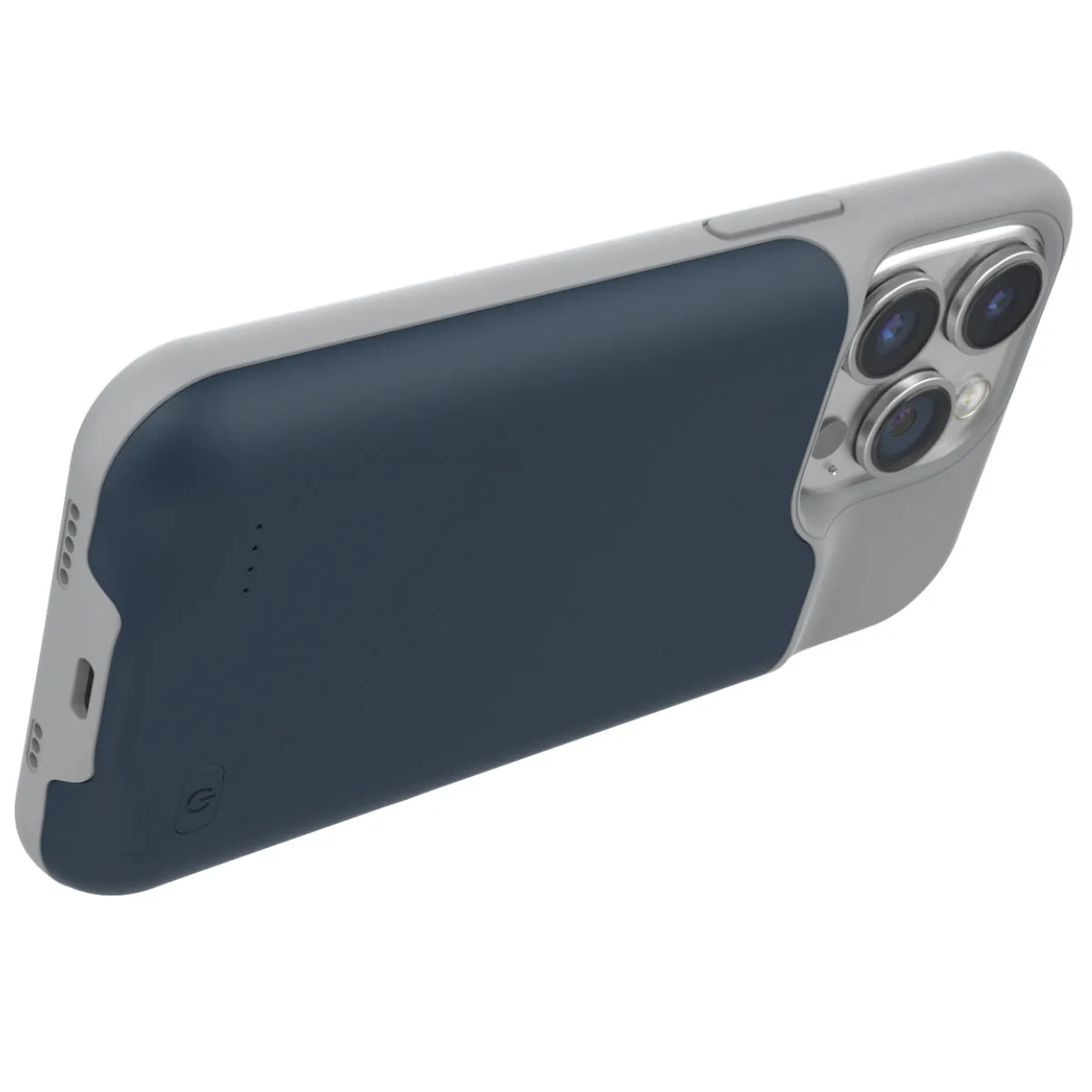 Чехол-зарядка iBattery для iPhone 14 Pro Max Slan 6000 mAh blue — фото 7