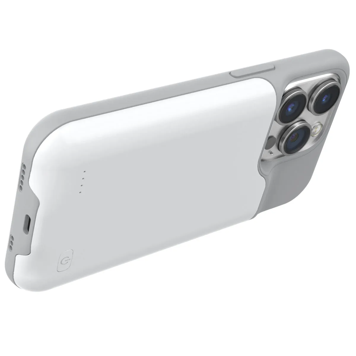 Чехол-зарядка iBattery для iPhone 14 Pro Max Slan 6000 mAh white — фото 7