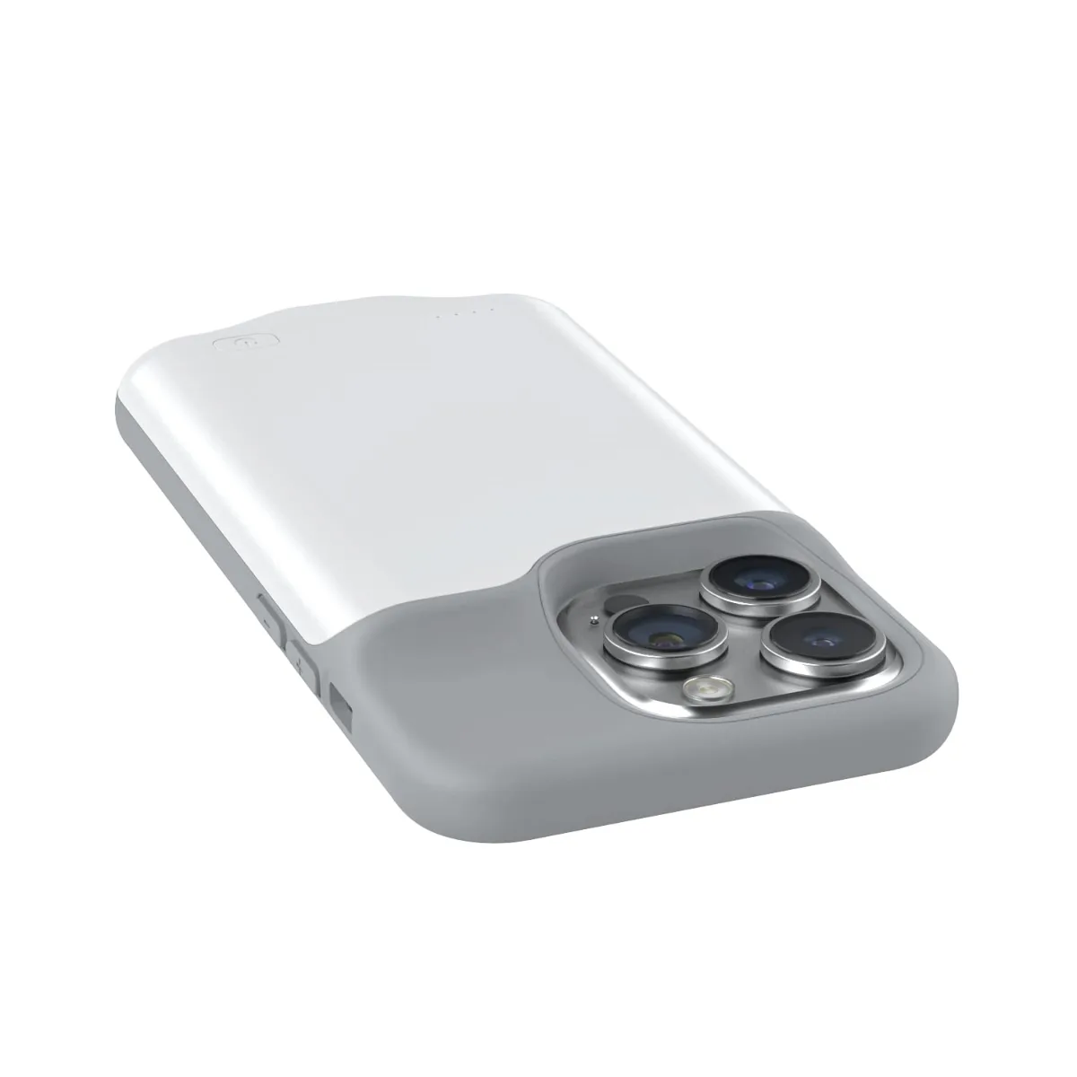Чехол-зарядка iBattery для iPhone 14 Pro Max Slan 6000 mAh white — фото 13