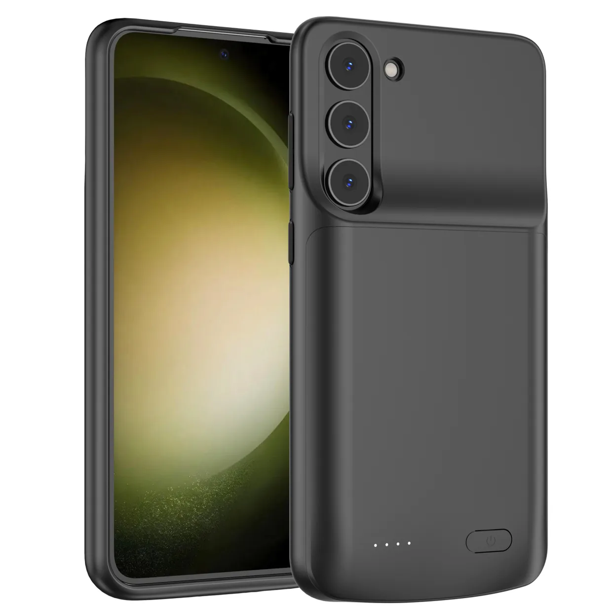 Чехол зарядка для Samsung S23 Plus black 4800 mAh iBattery — фото 3
