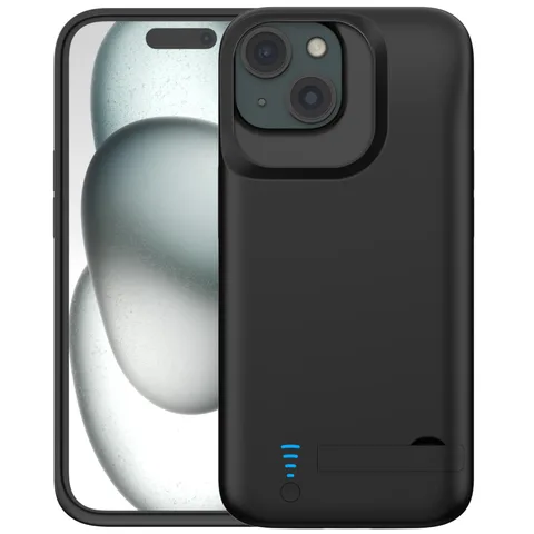 Чохол-зарядка iBattery для iPhone 15 Bracket 5000 mAh black