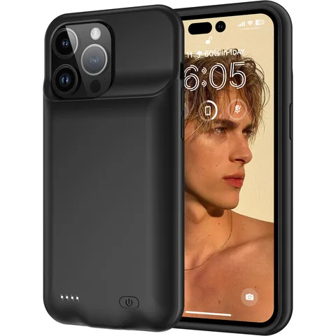 Чохол-зарядка iBattery для iPhone 15 Pro Slan 5000 mAh black