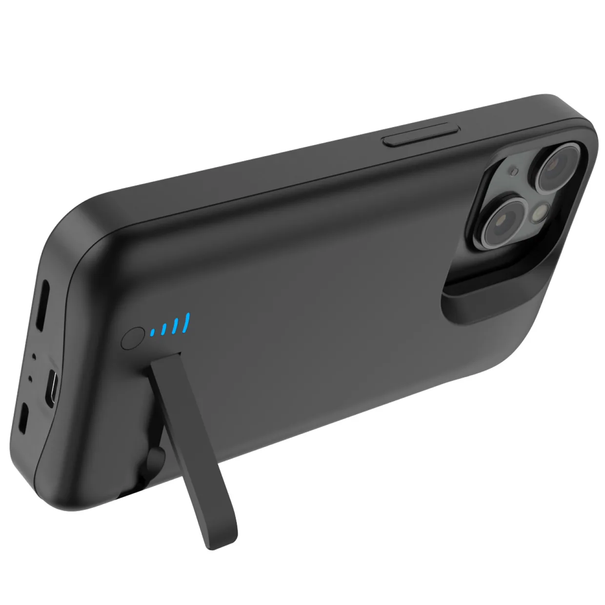 Чехол-зарядка iBattery для iPhone 15 Plus Bracket 6000 mAh black — фото 4