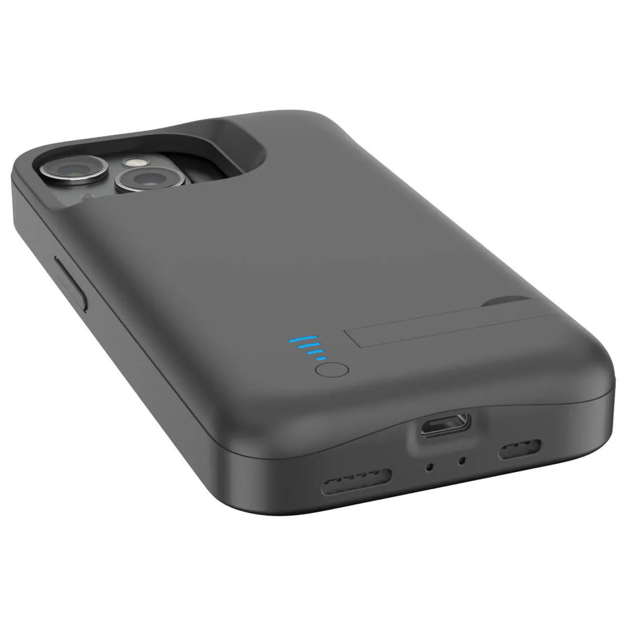 Чехол-зарядка iBattery для iPhone 15 Plus Bracket 6000 mAh black — фото 11