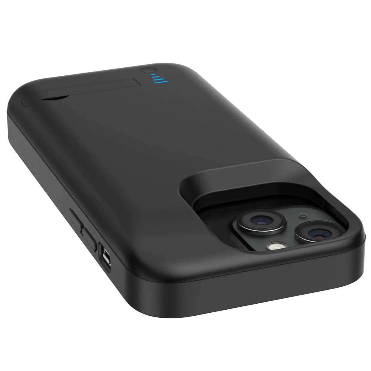 Чехол-зарядка iBattery для iPhone 15 Plus Bracket 6000 mAh black — фото 12