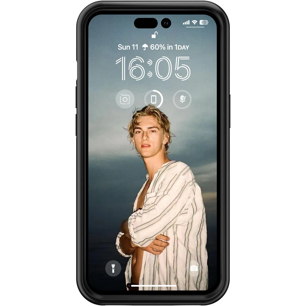 Чехол-зарядка iBattery для iPhone 15 Plus Slan 6000 mAh black — фото 8