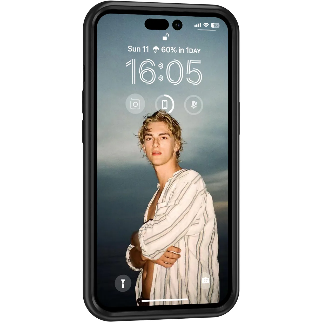 Чехол-зарядка iBattery для iPhone 15 Plus Slan 6000 mAh black — фото 9