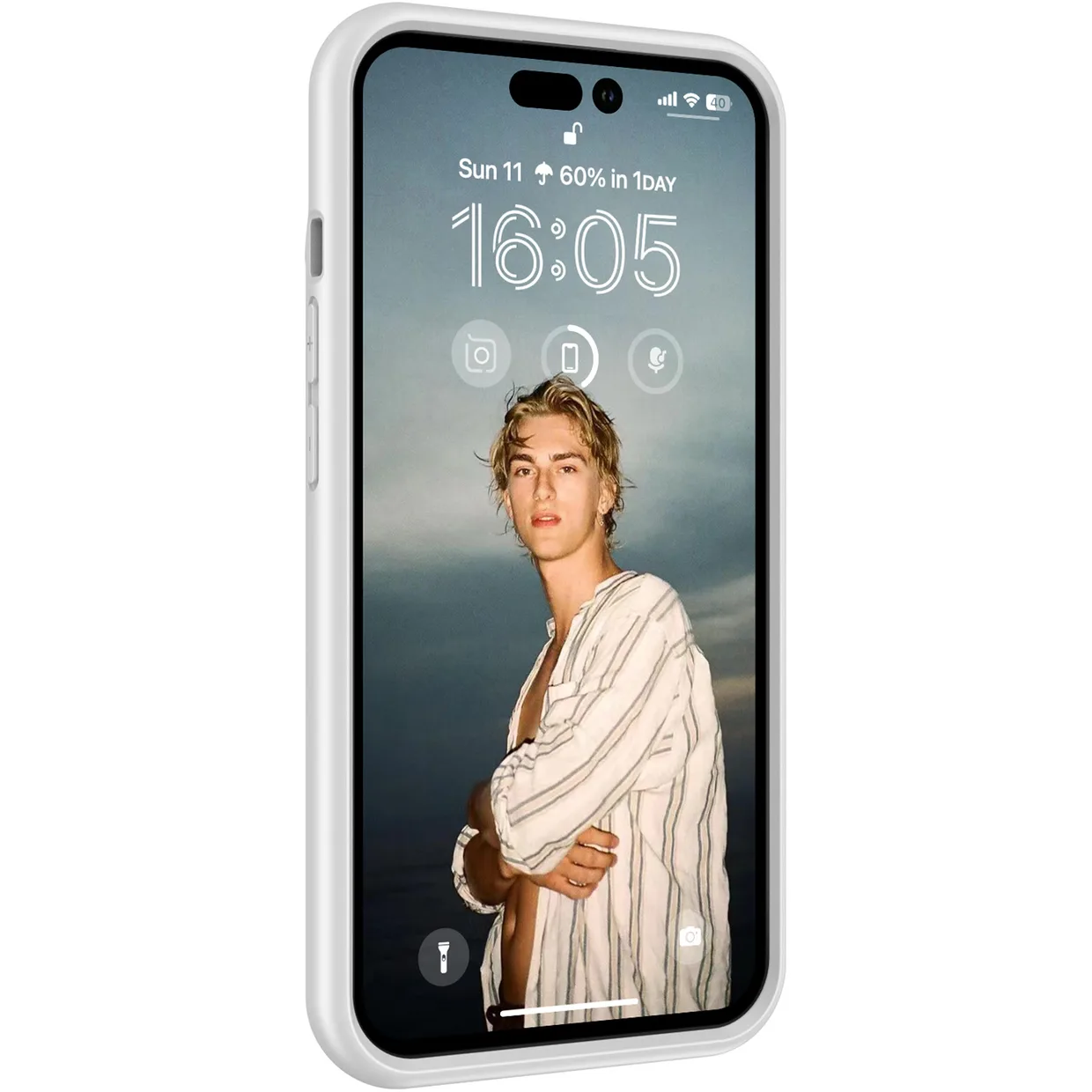 Чехол-зарядка iBattery для iPhone 15 Plus Slan 6000 mAh Blue — фото 7