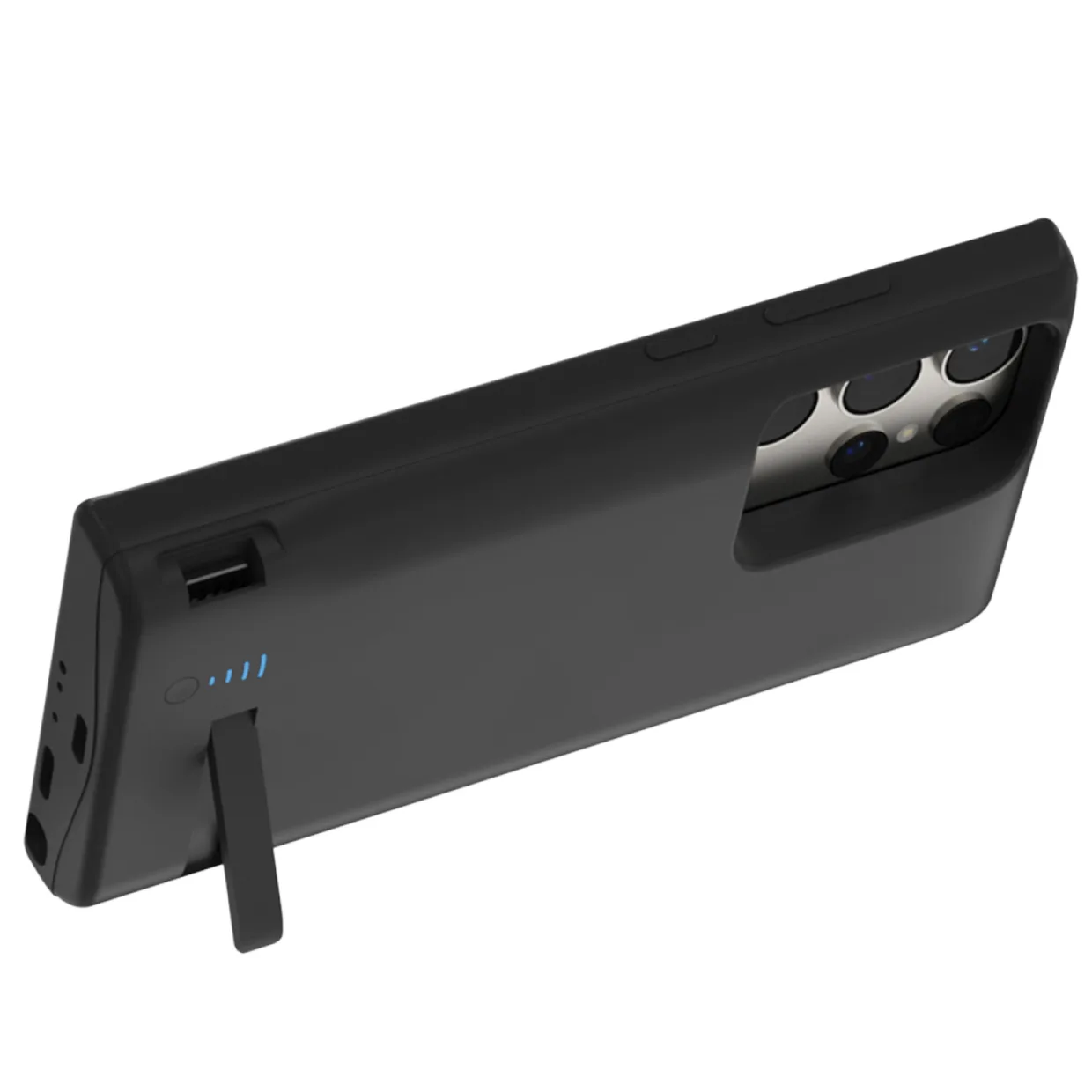 Чохол-зарядка iBattery для Samsung S24 Ultra Bracket 6000 mAh Black — фото 5