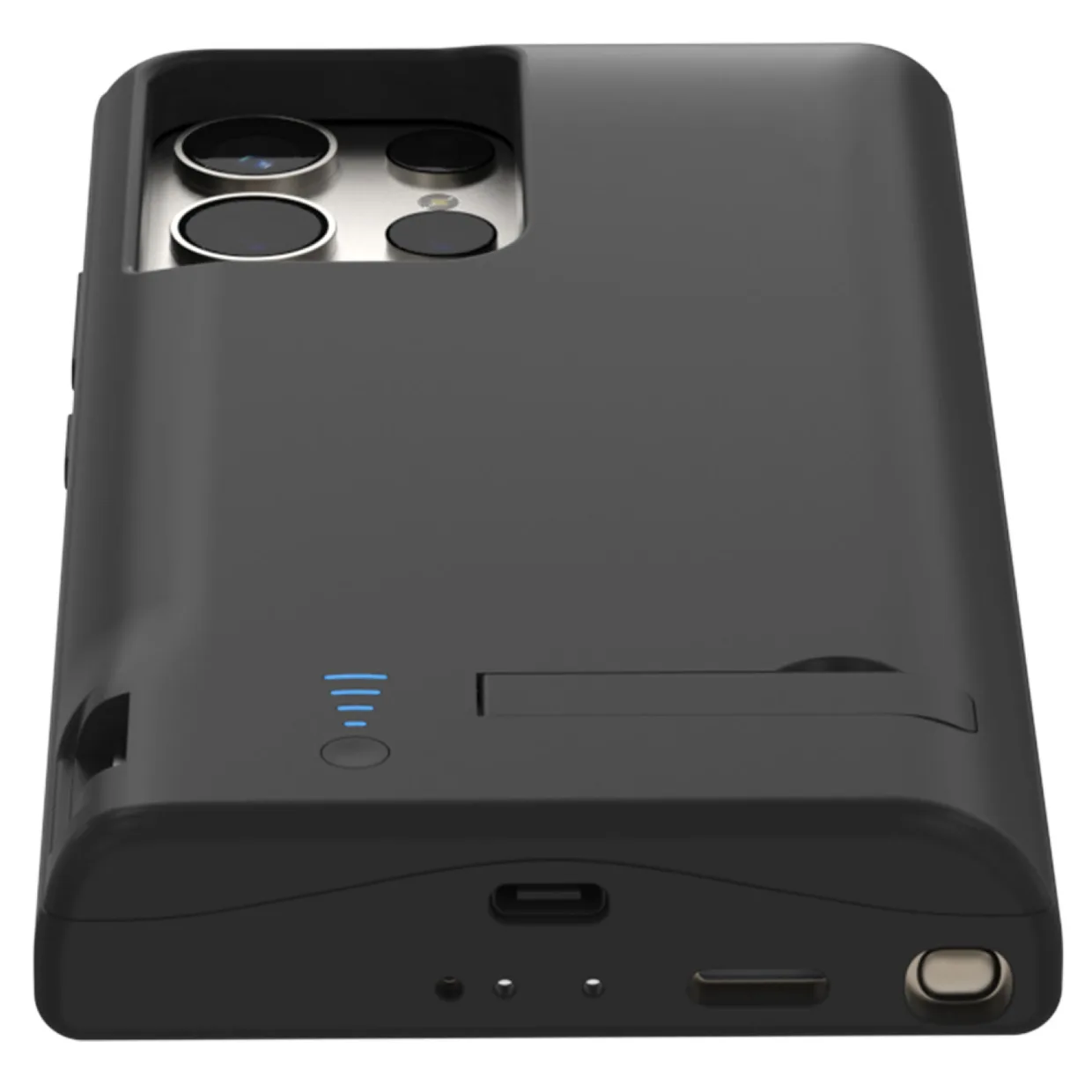 Чохол-зарядка iBattery для Samsung S24 Ultra Bracket 6000 mAh Black — фото 6