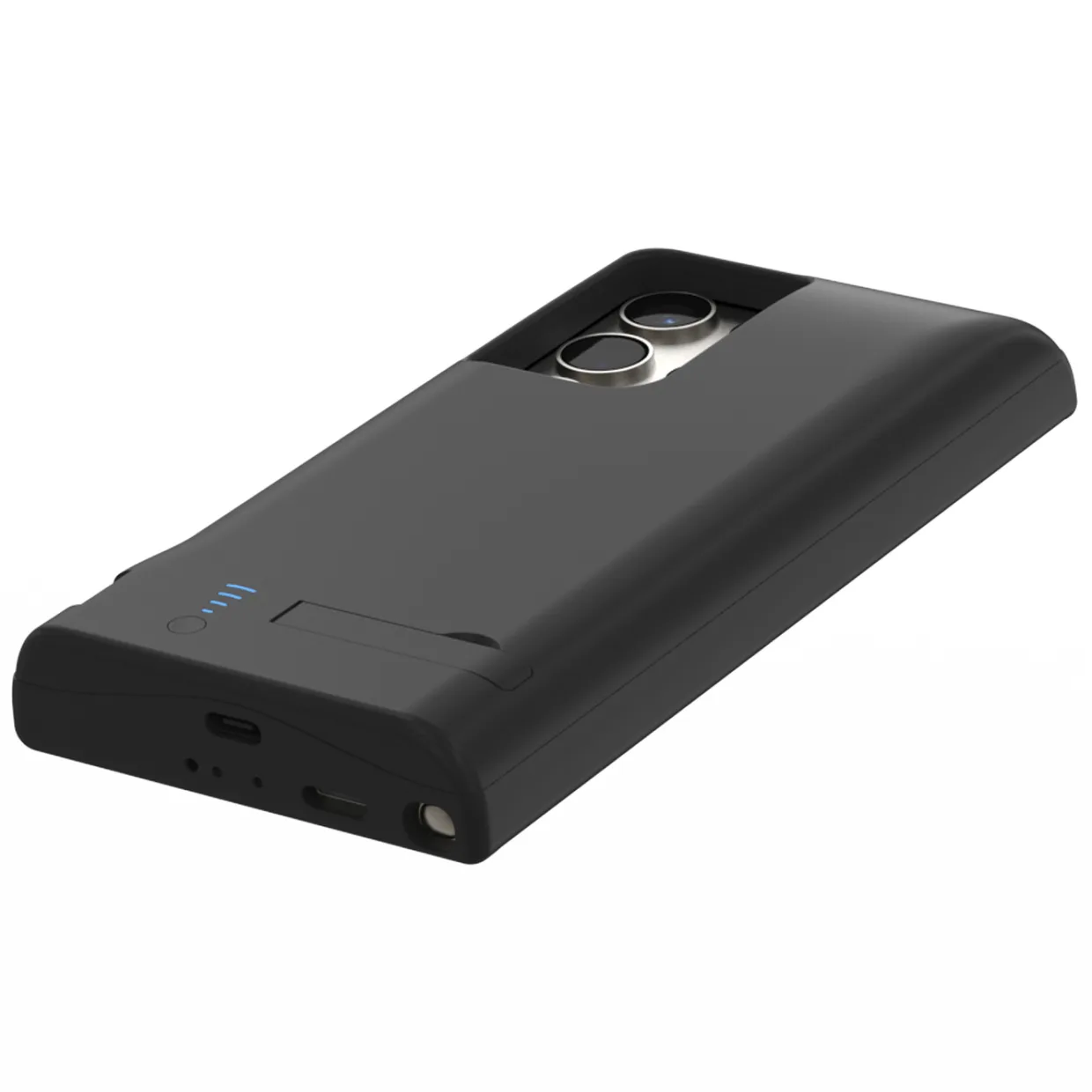 Чохол-зарядка iBattery для Samsung S24 Ultra Bracket 6000 mAh Black — фото 10