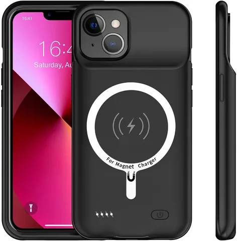 Чохол powerbank iBattery для iPhone 13 Slan QI MagSafe 5000 mAh Black