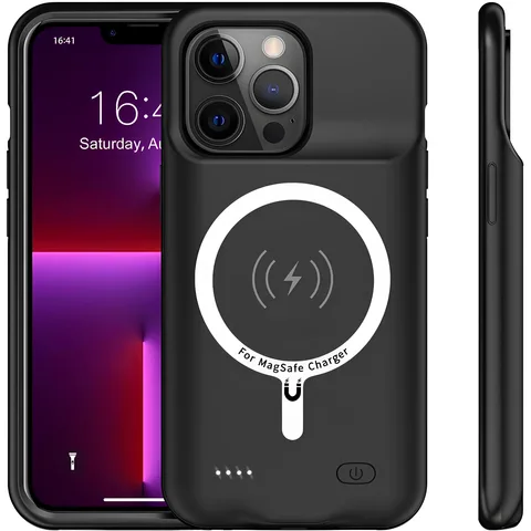 Чохол powerbank iBattery для iPhone 13 Pro Slan QI MagSafe 5000 mAh Black
