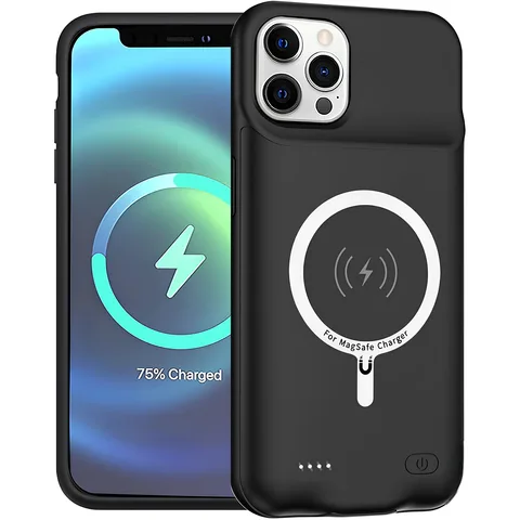 Чохол powerbank iBattery для iPhone 12 Pro Max Slan QI MagSafe 6500 mAh Black