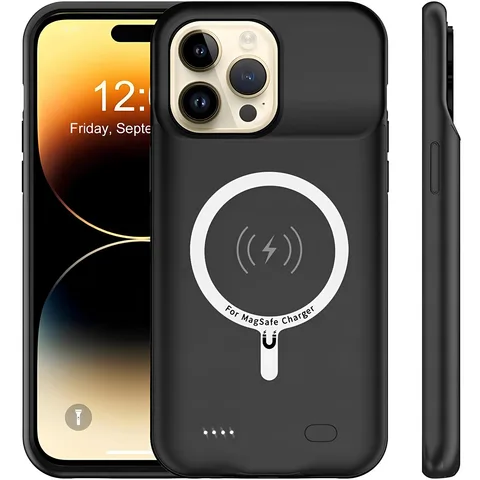 Чохол powerbank iBattery для iPhone 14 Pro Slan QI MagSafe 5000 mAh Black