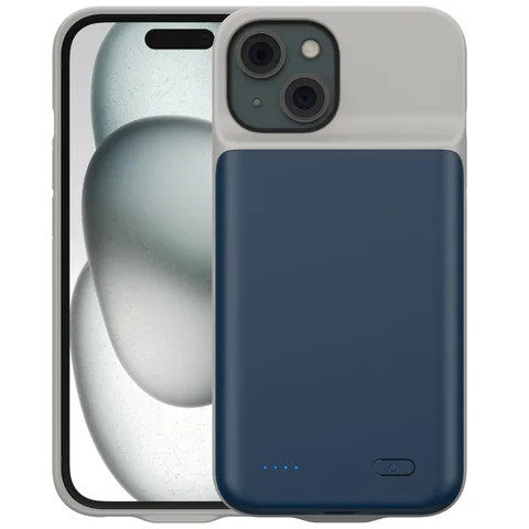 Чохол-зарядка iBattery для iPhone 15 Batlow 5000 mAh Blue