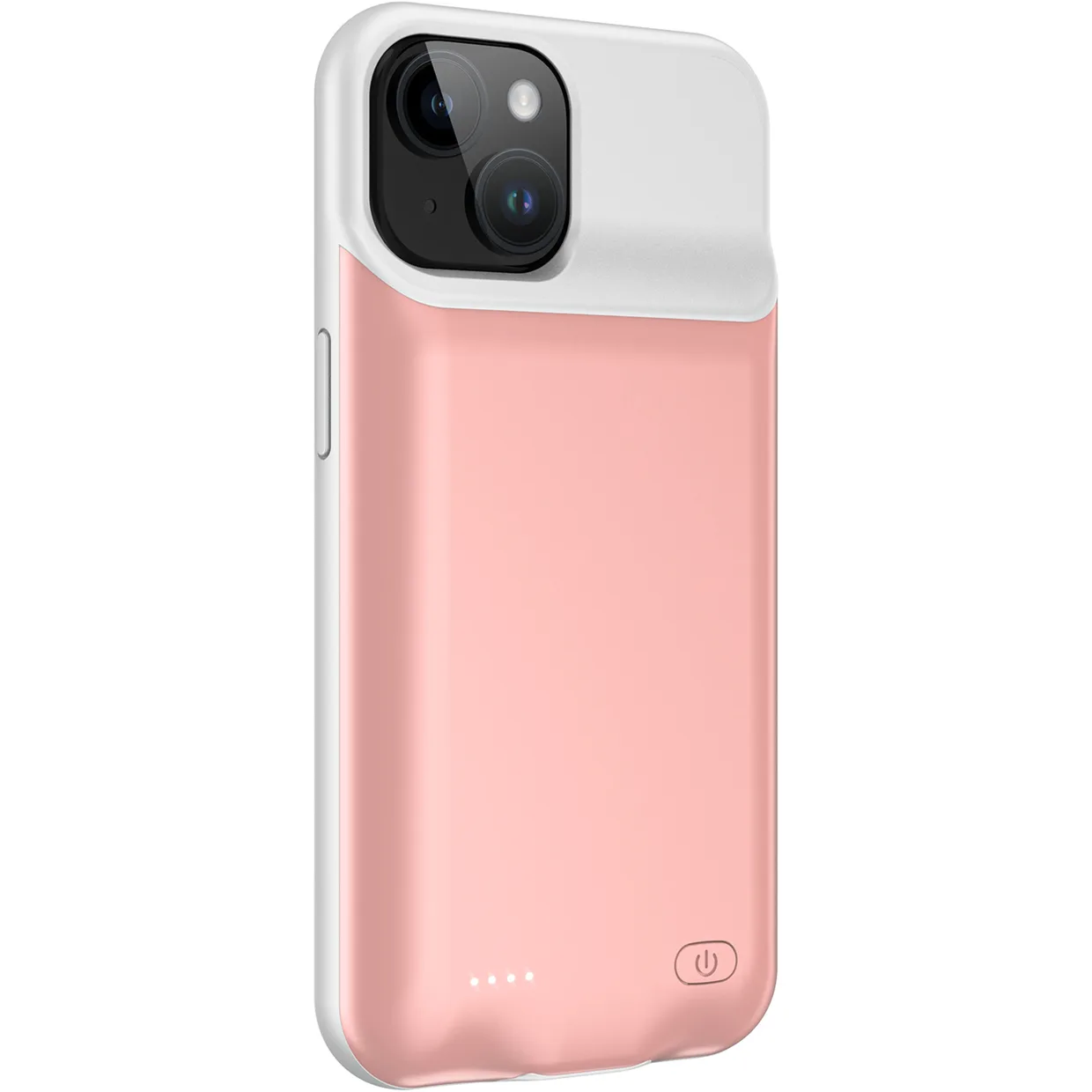 Чехол-зарядка iBattery для iPhone 15 Plus Slan 6000 mAh Rose — фото 5
