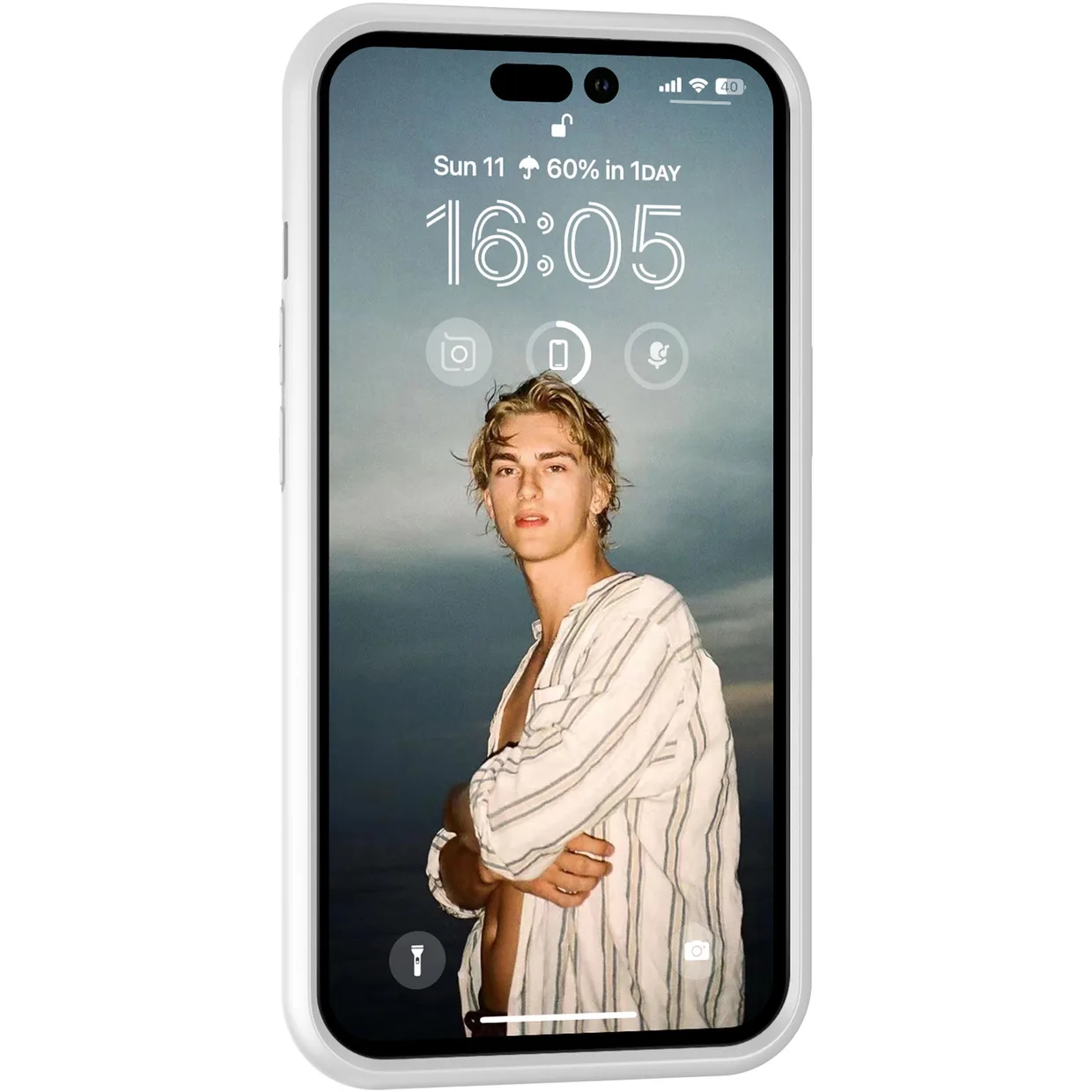 Чехол-зарядка iBattery для iPhone 15 Plus Slan 6000 mAh Rose — фото 9