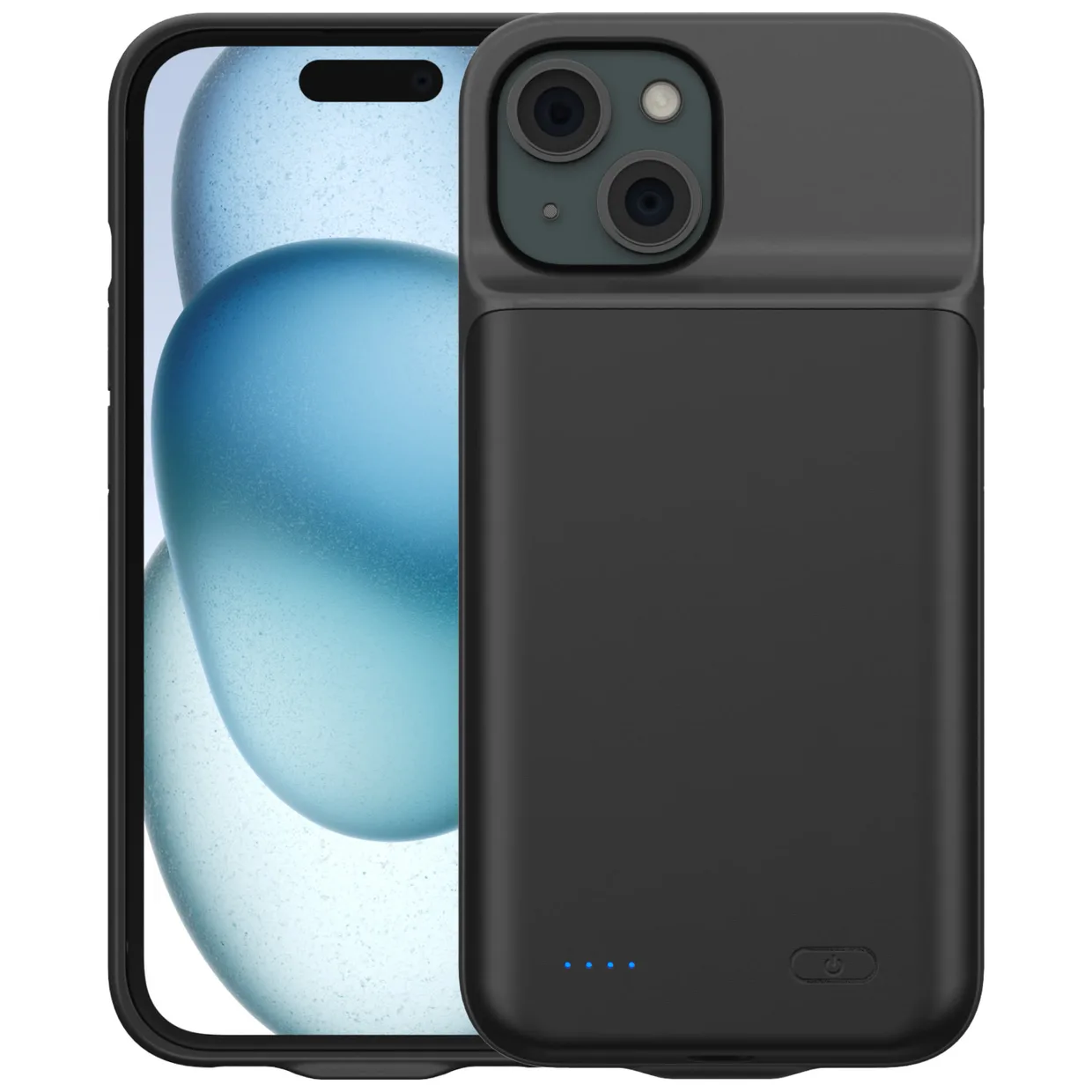 Чехол-зарядка iBattery для iPhone 15 Plus Batlow 6000 mAh Black