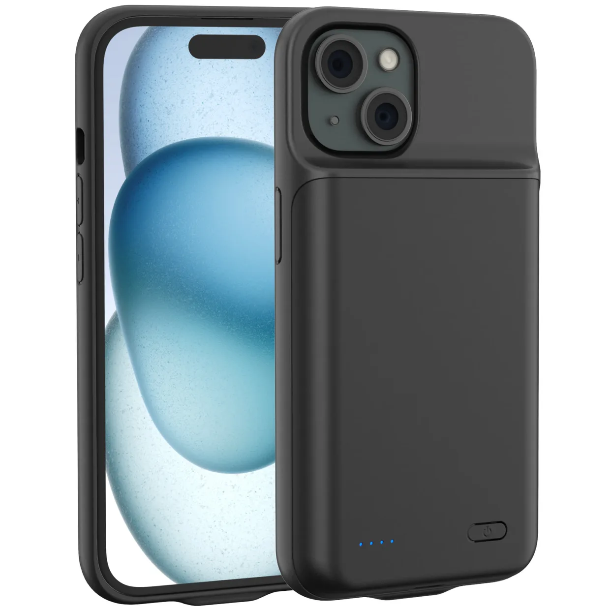 Чехол-зарядка iBattery для iPhone 15 Plus Batlow 6000 mAh Black — фото 3