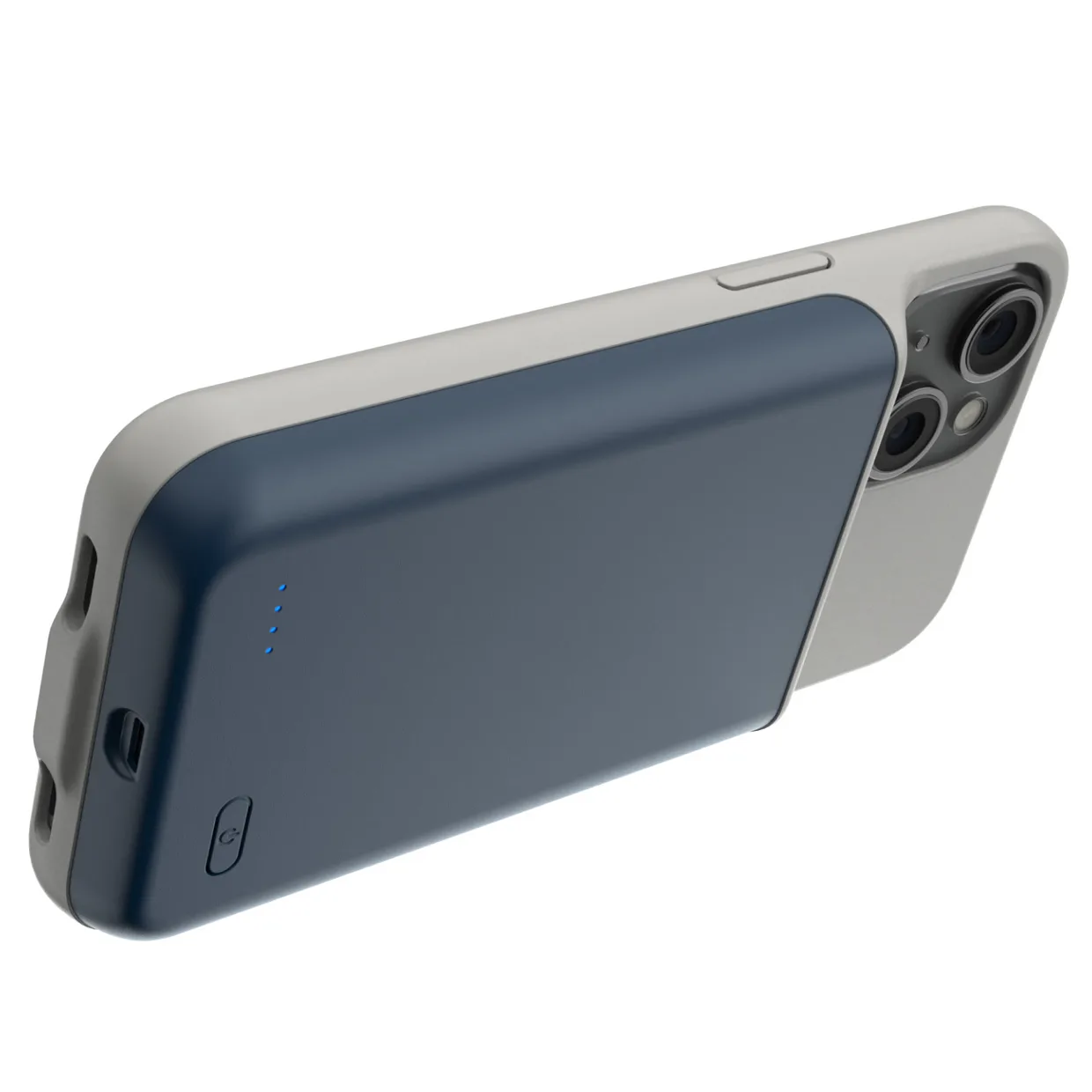 Чехол-зарядка iBattery для iPhone 15 Plus Batlow 6000 mAh Blue — фото 6