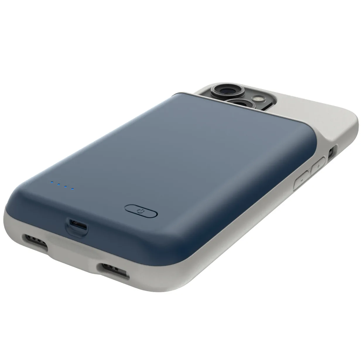 Чехол-зарядка iBattery для iPhone 15 Plus Batlow 6000 mAh Blue — фото 7