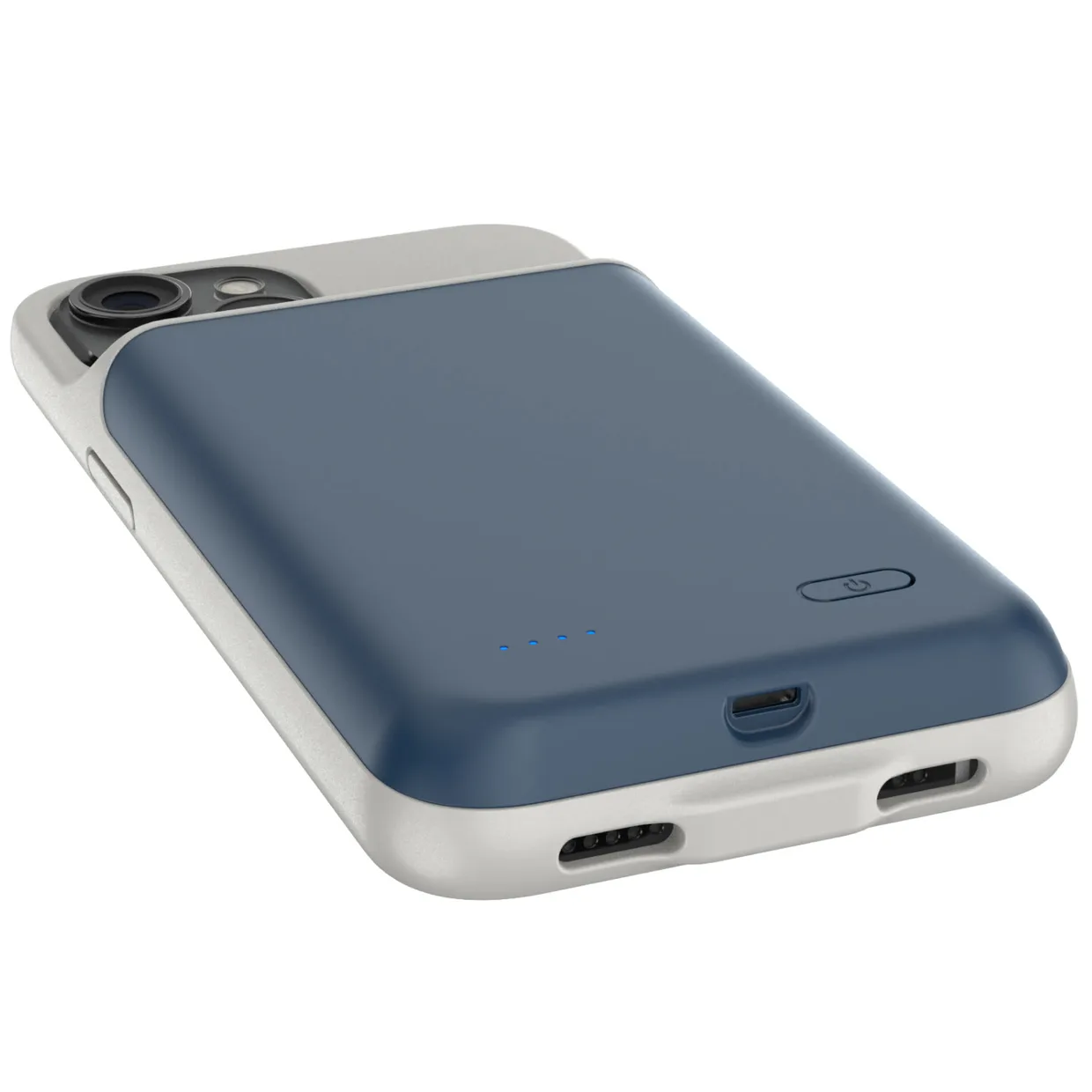 Чехол-зарядка iBattery для iPhone 15 Plus Batlow 6000 mAh Blue — фото 9