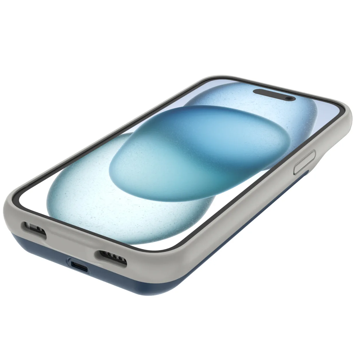 Чехол-зарядка iBattery для iPhone 15 Plus Batlow 6000 mAh Blue — фото 10