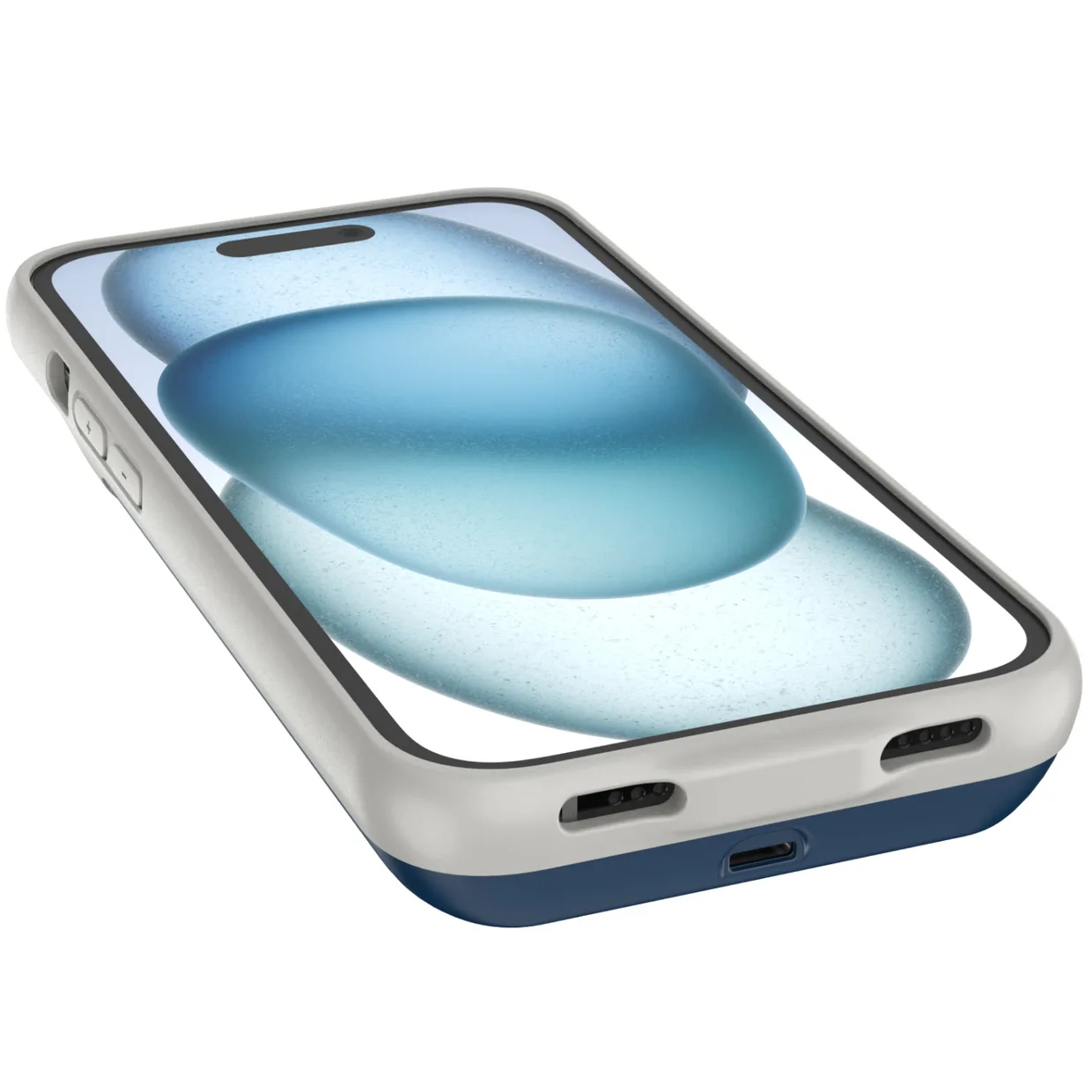 Чехол-зарядка iBattery для iPhone 15 Plus Batlow 6000 mAh Blue — фото 12