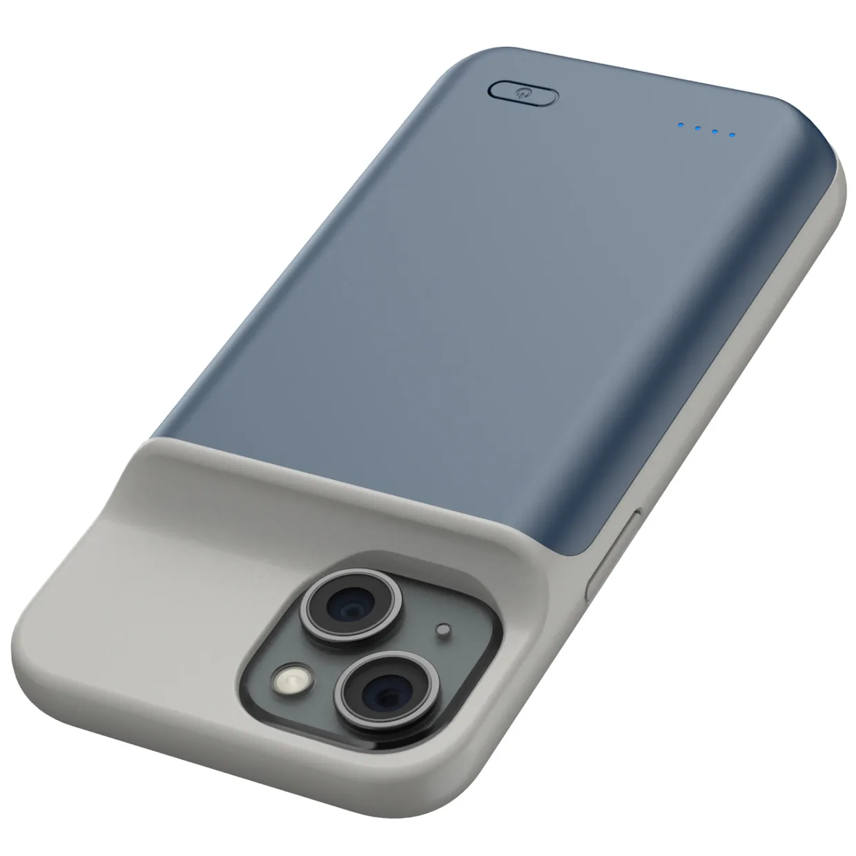 Чехол-зарядка iBattery для iPhone 15 Plus Batlow 6000 mAh Blue — фото 13