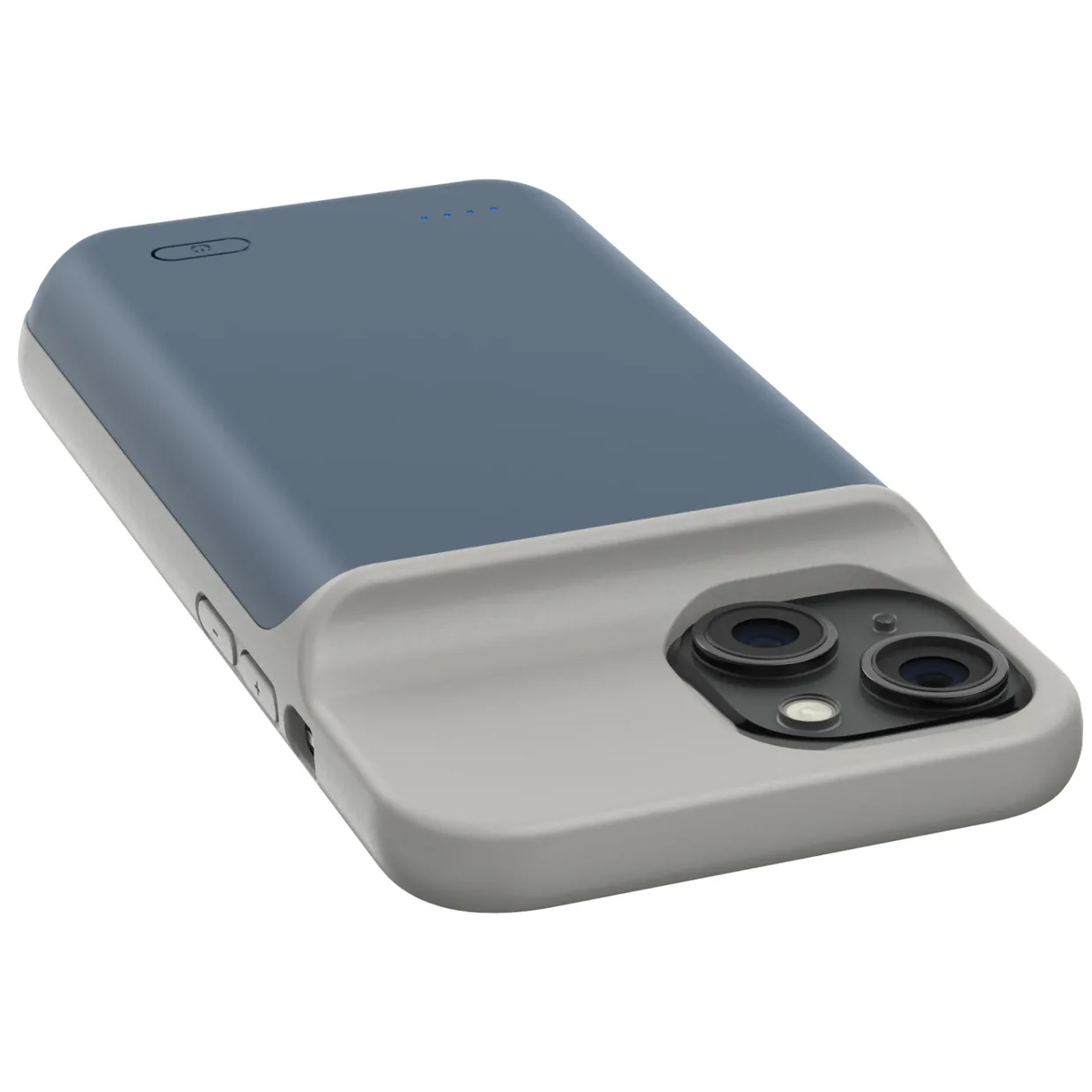 Чехол-зарядка iBattery для iPhone 15 Plus Batlow 6000 mAh Blue — фото 14