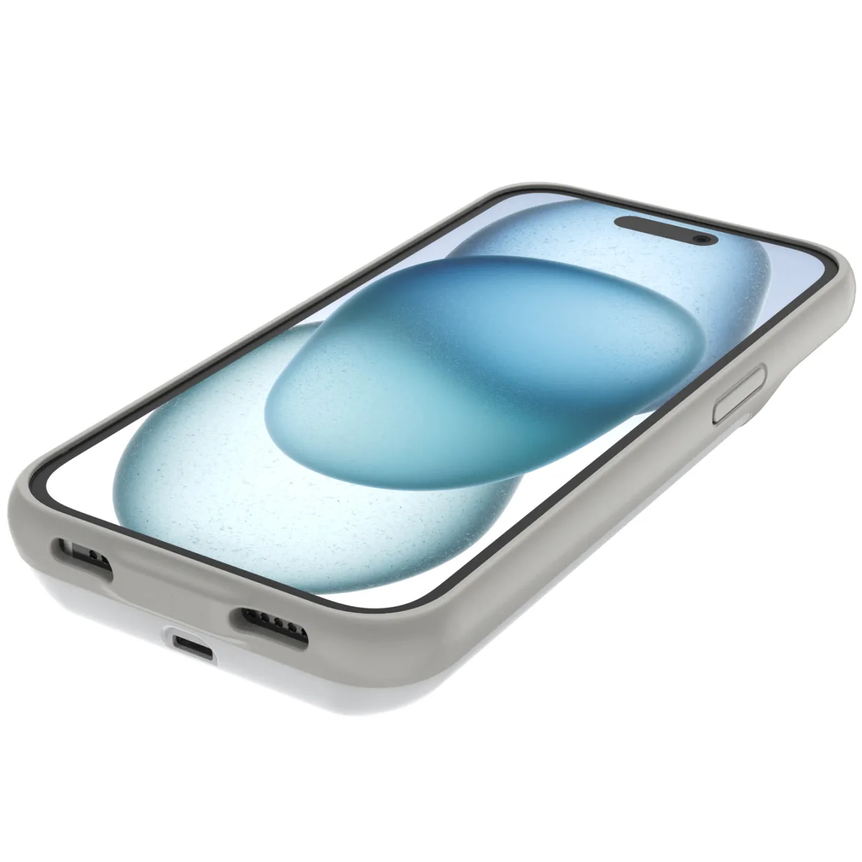 Чехол-зарядка iBattery для iPhone 15 Plus Batlow 6000 mAh White — фото 10