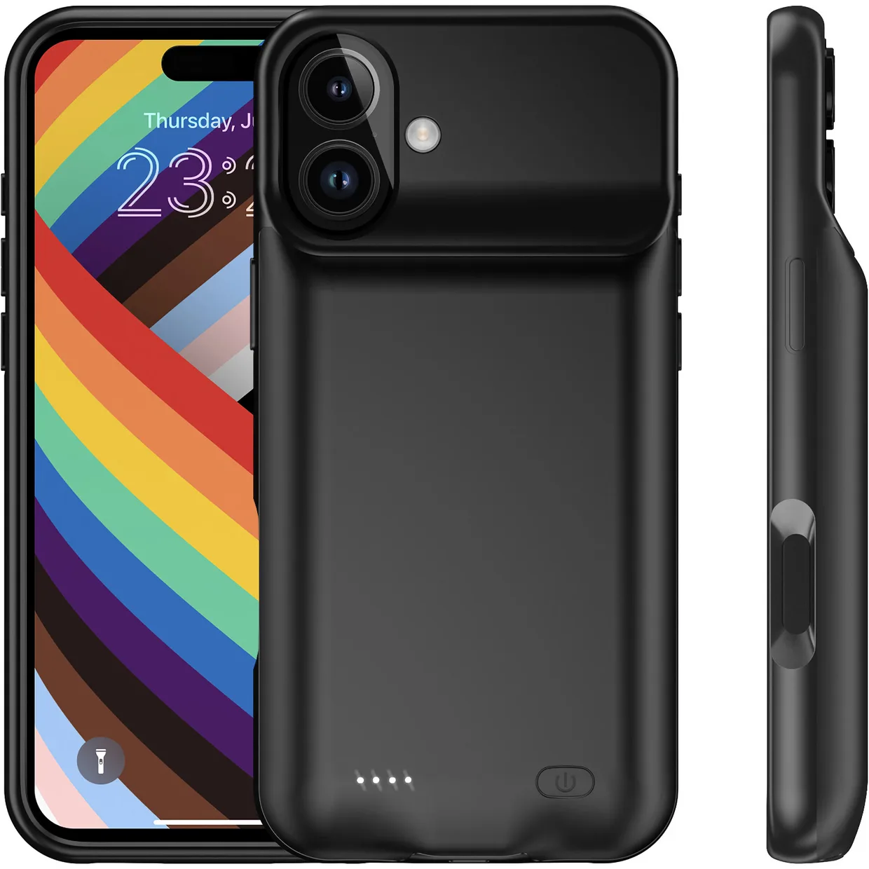 Чохол-зарядка iBattery для iPhone 16 Slan 5000 mAh Black