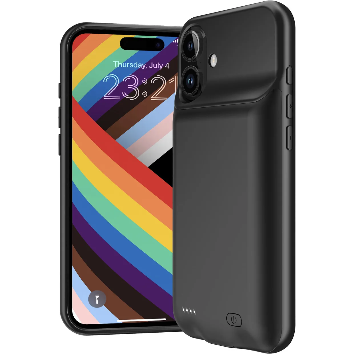 Чохол-зарядка iBattery для iPhone 16 Slan 5000 mAh Black — фото 3