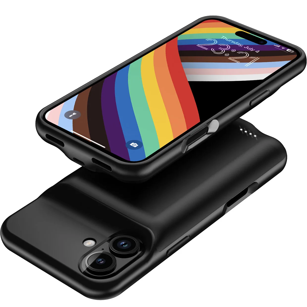 Чохол-зарядка iBattery для iPhone 16 Slan 5000 mAh Black — фото 5