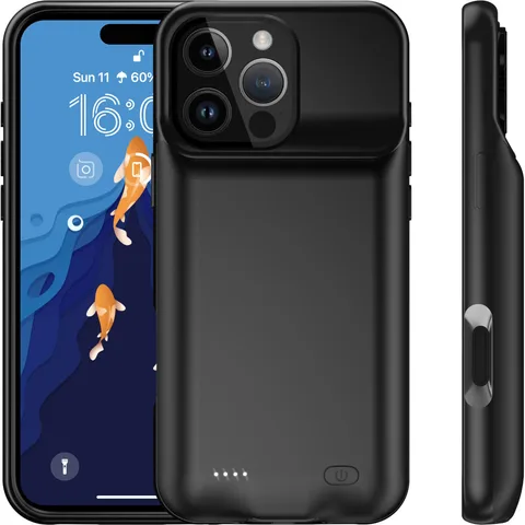 Чохол-зарядка iBattery для iPhone 16 Pro Max Slan 6000 mAh Black