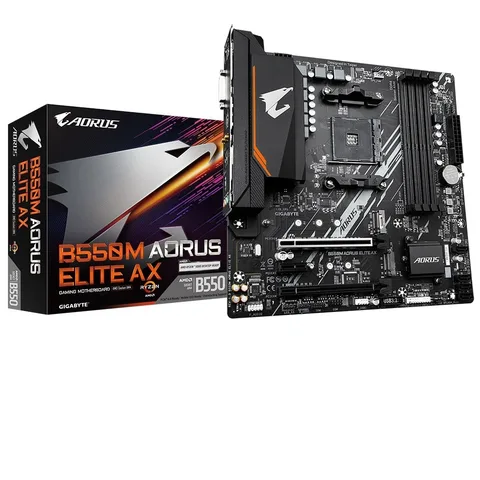 Материнская плата Gigabyte B550M Aorus Elite AX s-AM4